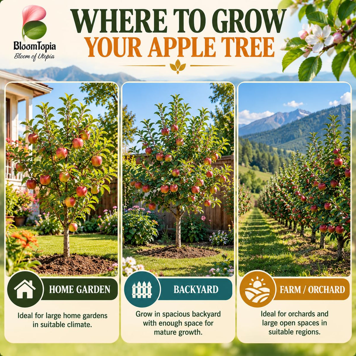 Illustrated growing locations for Darjeeling Apple.