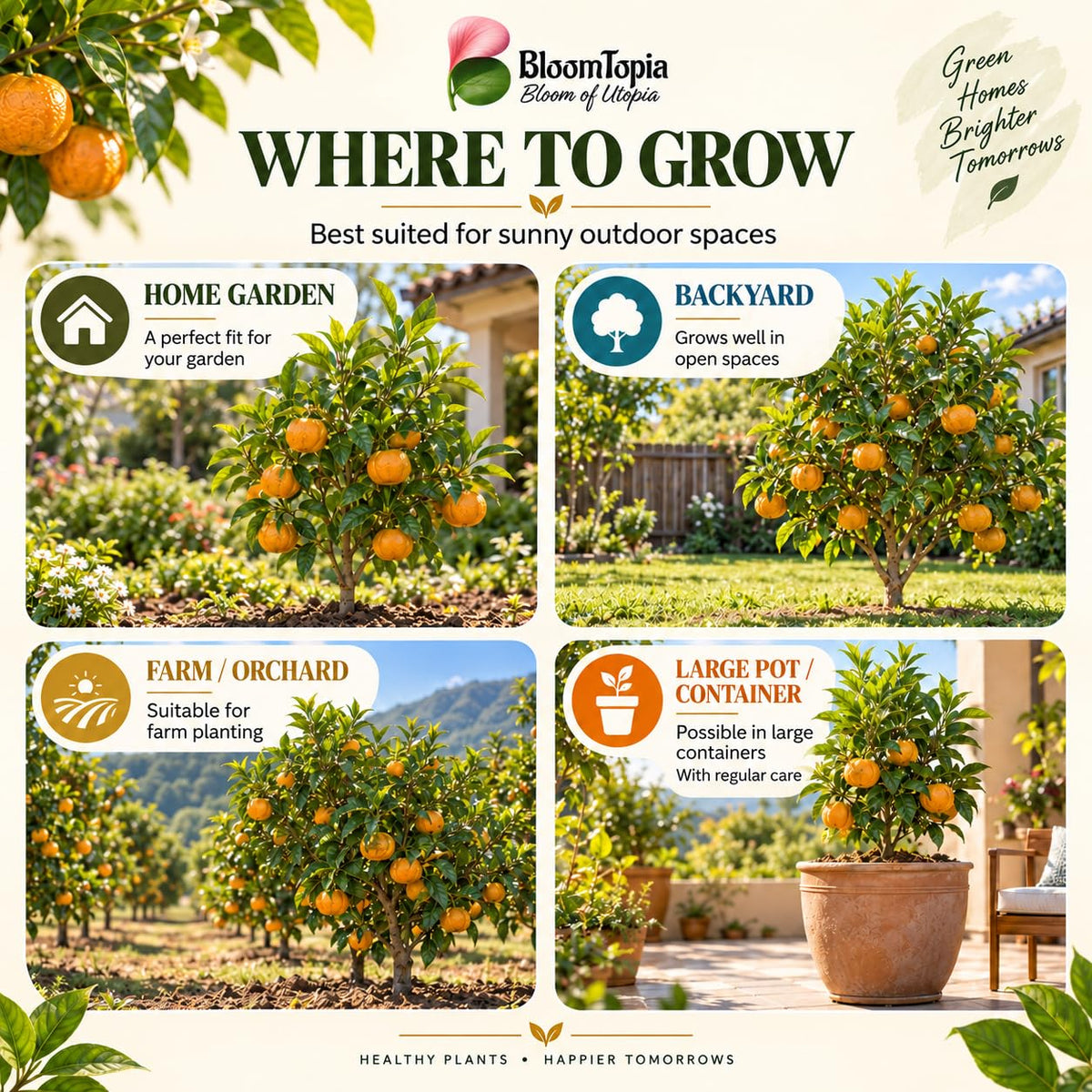 Illustrated growing locations for Darjeeling Orange.
