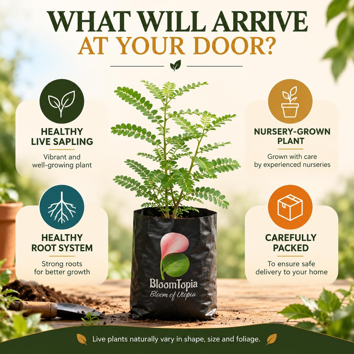 Illustrated plant, root close-ups and pack-presentation panel for Bhoomi Amla.