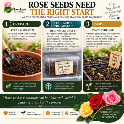 Rose seed-preparation and germination guide.