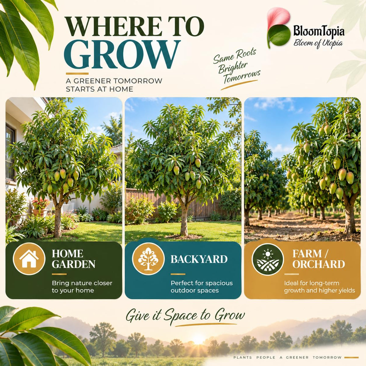 Illustrated growing locations for All-Season Mango.