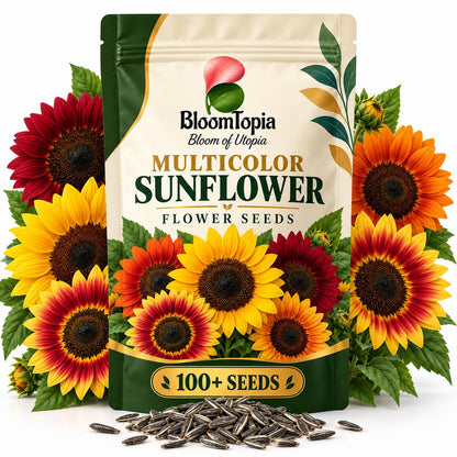 BloomTopia mixed sunflower seed pouch.